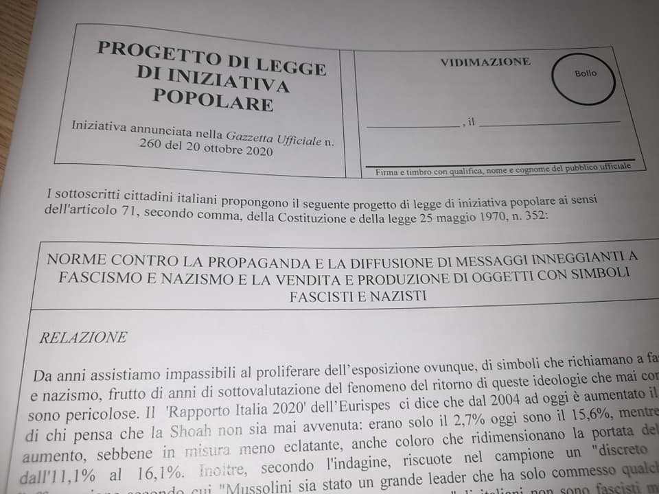 Progetto di legge di iniziativa popolare